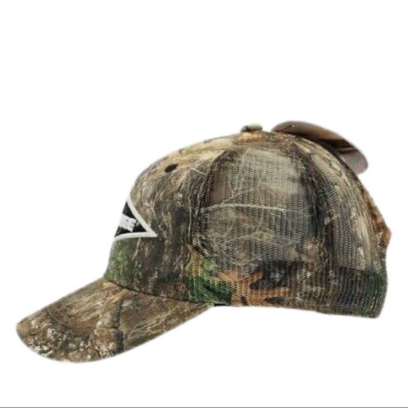 Realtree Logo Camo Mesh Back Hat Adjustable • NWT - Picture 3 of 5